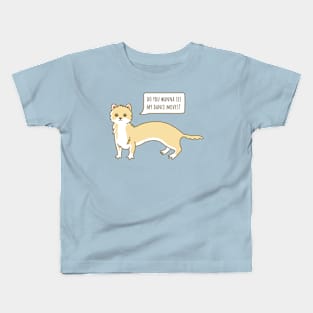 Weasel Crazy Dance Kids T-Shirt